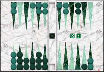 MARBLE-WhiteWithTwoGreens Theme